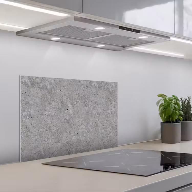 Paraschizzi cucina - Modello - Cemento - Calcestruzzo — 1