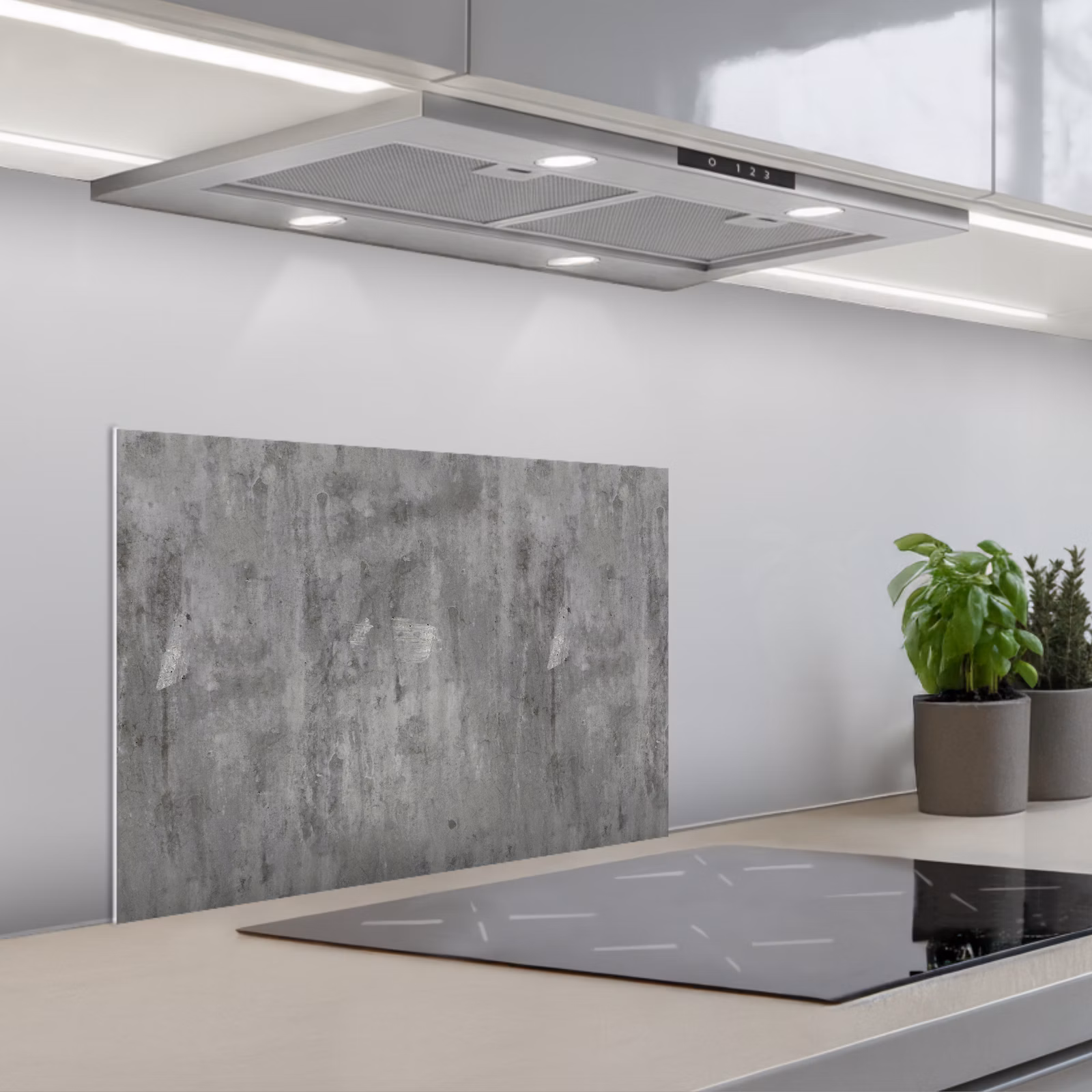 Paraschizzi cucina - Ruggine - Calcestruzzo - Motivo — 1