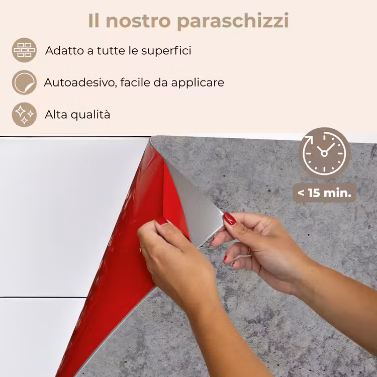 Paraschizzi cucina - Industriale - Calcestruzzo - Modelli — 4