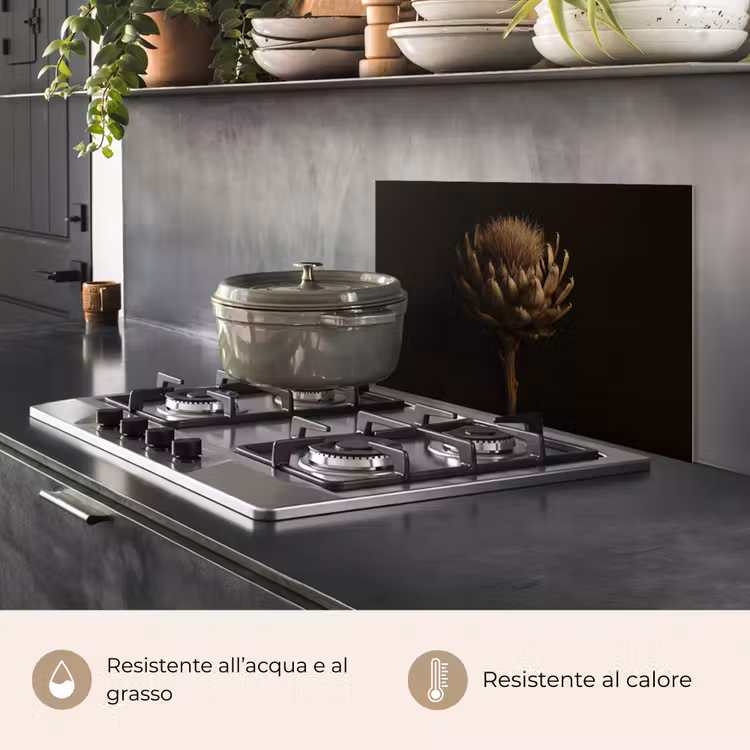 Paraschizzi cucina - Marrone scuro - Fiore - Struttura - Carciofo — 2