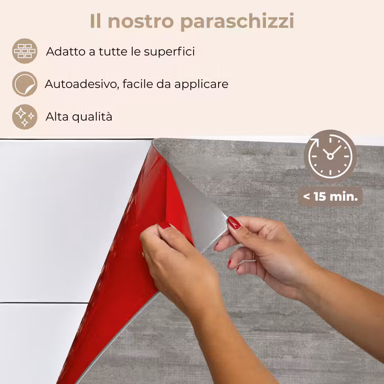 Paraschizzi cucina - Motivo - Calcestruzzo - Grigio — 4