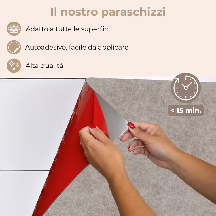 Paraschizzi cucina - Motivo - Calcestruzzo - Grigio — 4