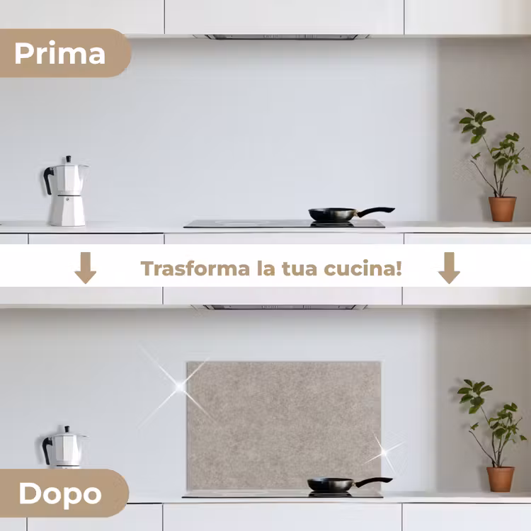 Paraschizzi cucina - Motivo - Calcestruzzo - Grigio — 7