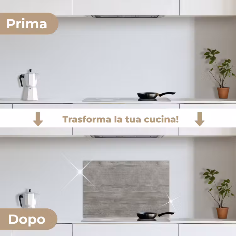 Paraschizzi cucina - Motivo - Calcestruzzo - Grigio — 7