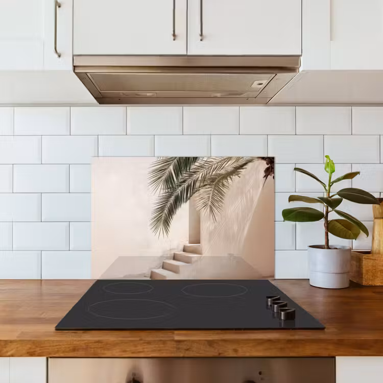 Paraschizzi cucina - Palma - Ombra - Scale - Beige — 3