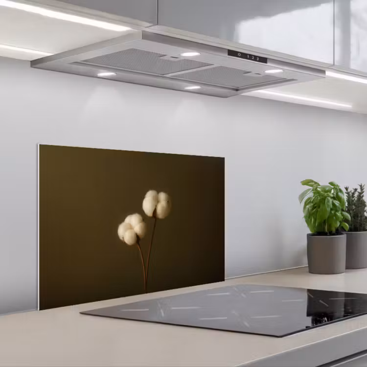 Paraschizzi cucina - Rami - Cotone - Bianco - Sfere — 1