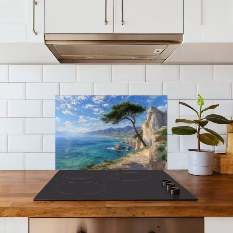 Paraschizzi cucina - Rocce - Costa - Albero - Montagne — 3