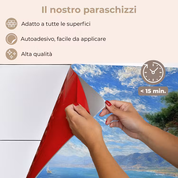 Paraschizzi cucina - Rocce - Costa - Albero - Montagne — 4