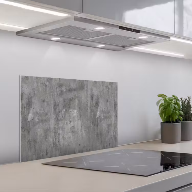 Paraschizzi cucina - Ruggine - Calcestruzzo - Motivo — 1