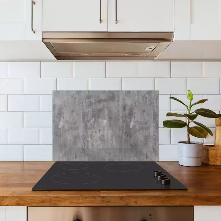 Paraschizzi cucina - Ruggine - Calcestruzzo - Motivo — 3