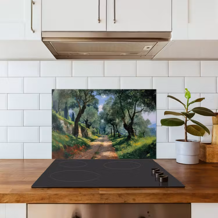 Paraschizzi cucina - Sentiero - Alberi - Ombra - — 3