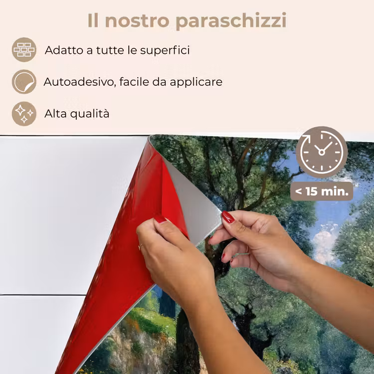 Paraschizzi cucina - Sentiero - Alberi - Ombra - — 4