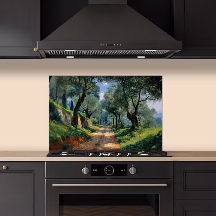 Paraschizzi cucina - Sentiero - Alberi - Ombra - — 5