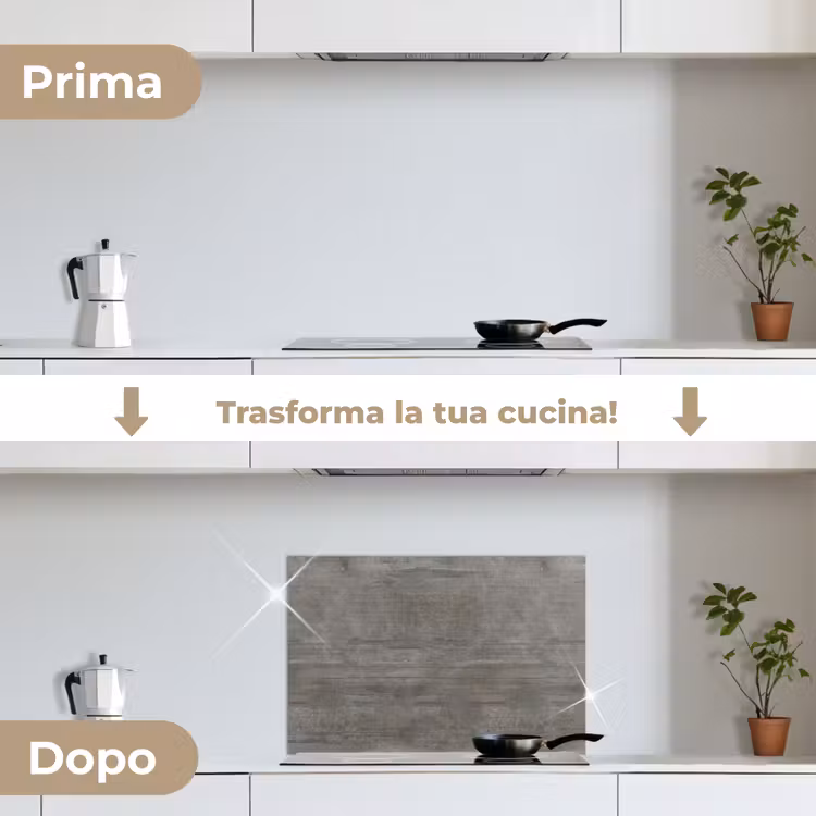 Paraschizzi cucina - Struttura - Calcestruzzo - Pietra - Modelli — 7