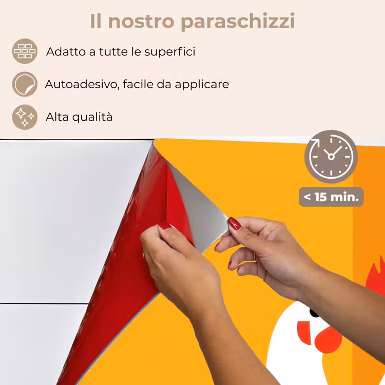Paraschizzi cucina - Polli - Arancione - Pianura — 4