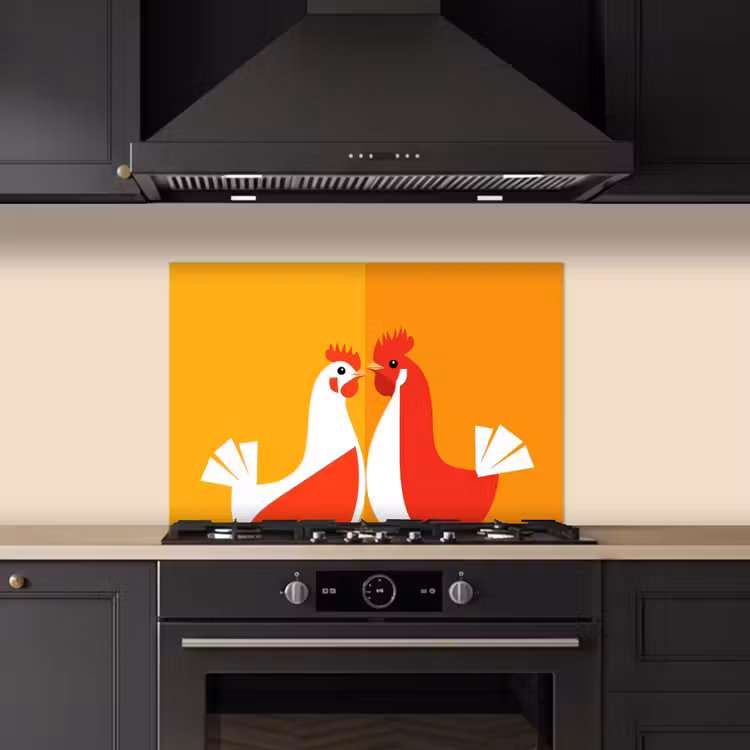 Paraschizzi cucina - Polli - Arancione - Pianura — 5