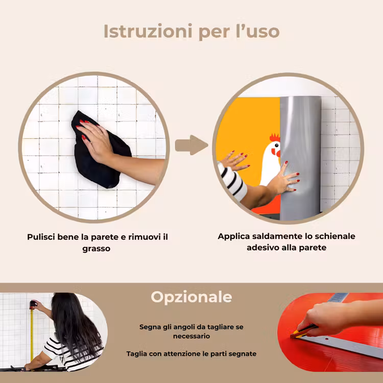 Paraschizzi cucina - Polli - Arancione - Pianura — 6