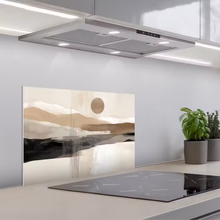 Paraschizzi cucina - Minimalista - Paesaggio - Dimensione — 1