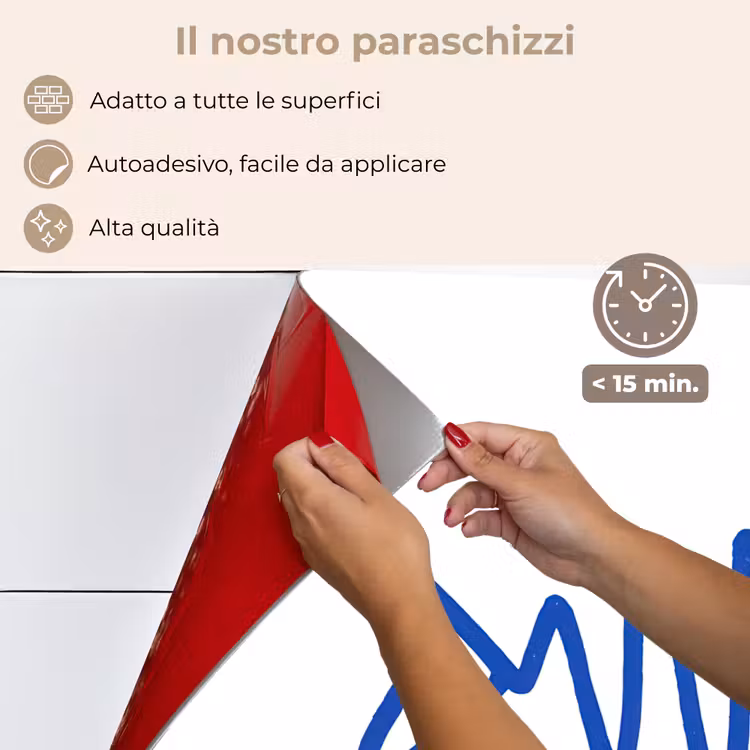 Paraschizzi cucina - Pesce - Minimalista - Blu - Linea — 4