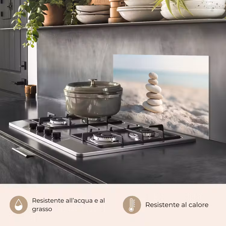 Paraschizzi cucina - Pietre - Pila - Sabbia - Mare — 2