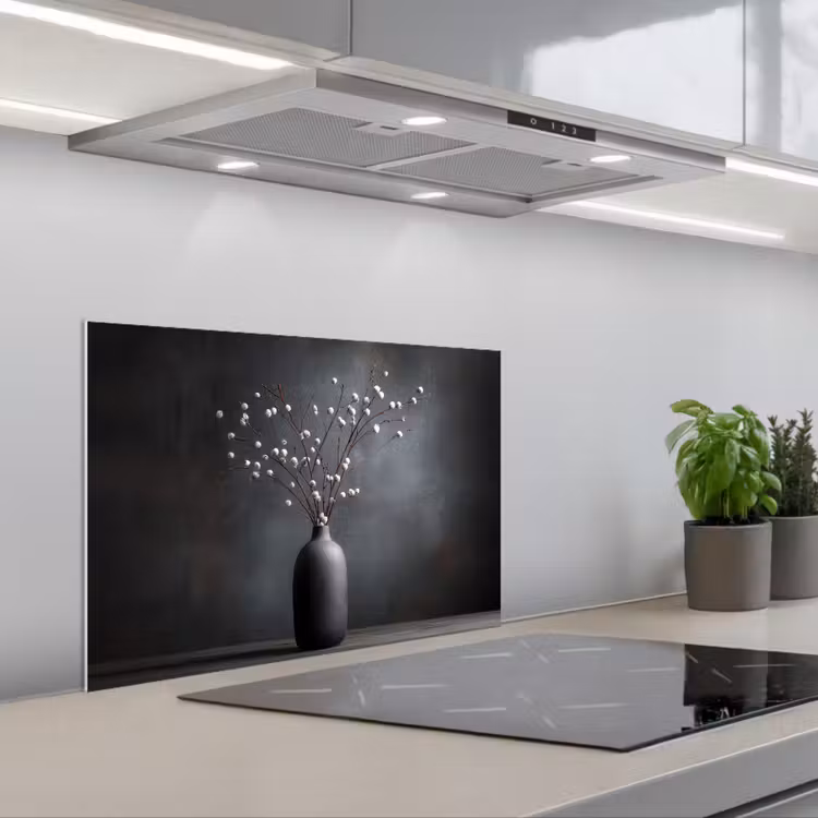 Paraschizzi cucina - Rami - Vaso - Sfere - Bianco — 1