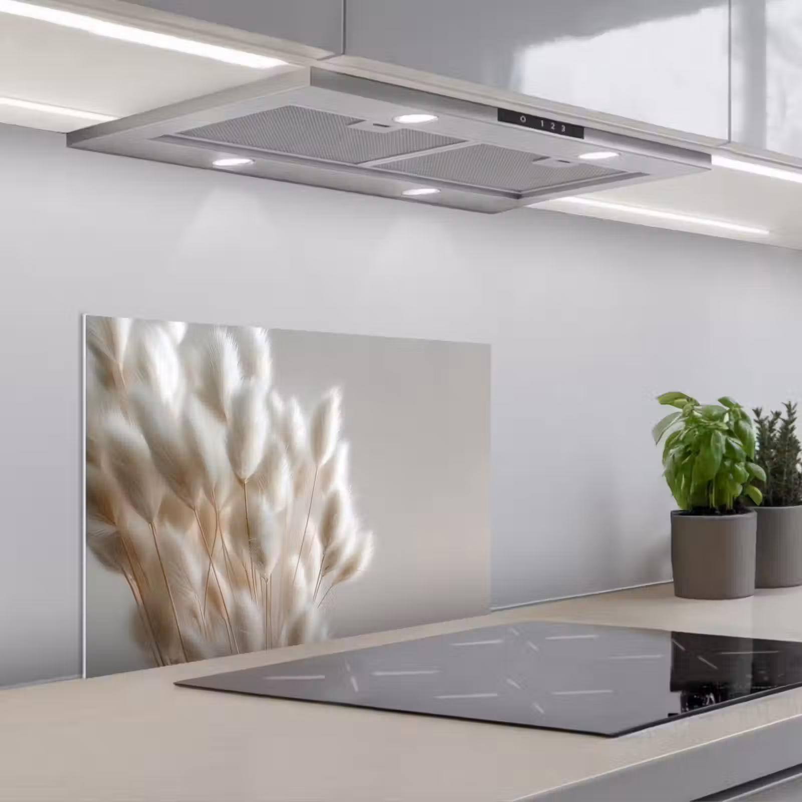 Paraschizzi cucina - Plumes - Beige - Minimalista — 1