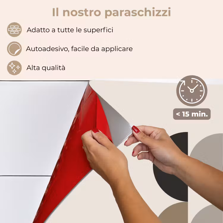 Paraschizzi cucina - Mezzi cerchi - Toni della terra - Grafica — 4