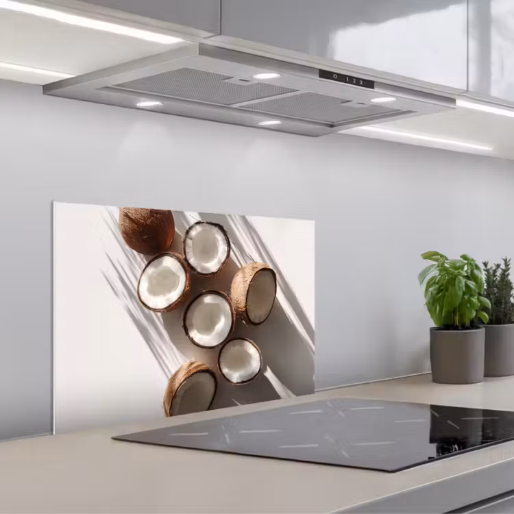 Paraschizzi cucina - Noci di cocco - Marrone - Ombra — 1