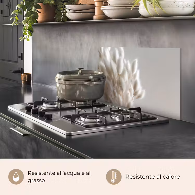 Paraschizzi cucina - Plumes - Beige - Minimalista — 2