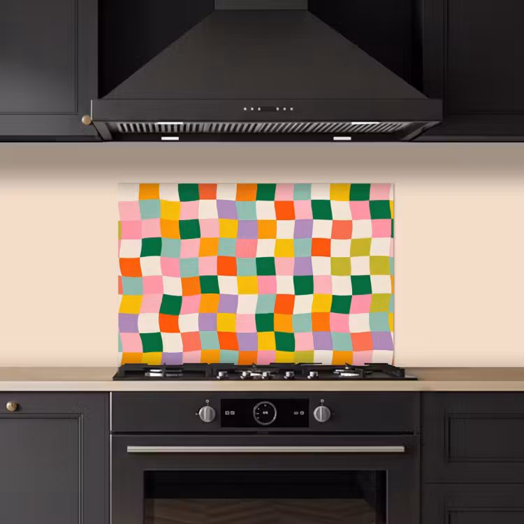 Paraschizzi cucina - Quadrati - Colorati - Ondulati — 5