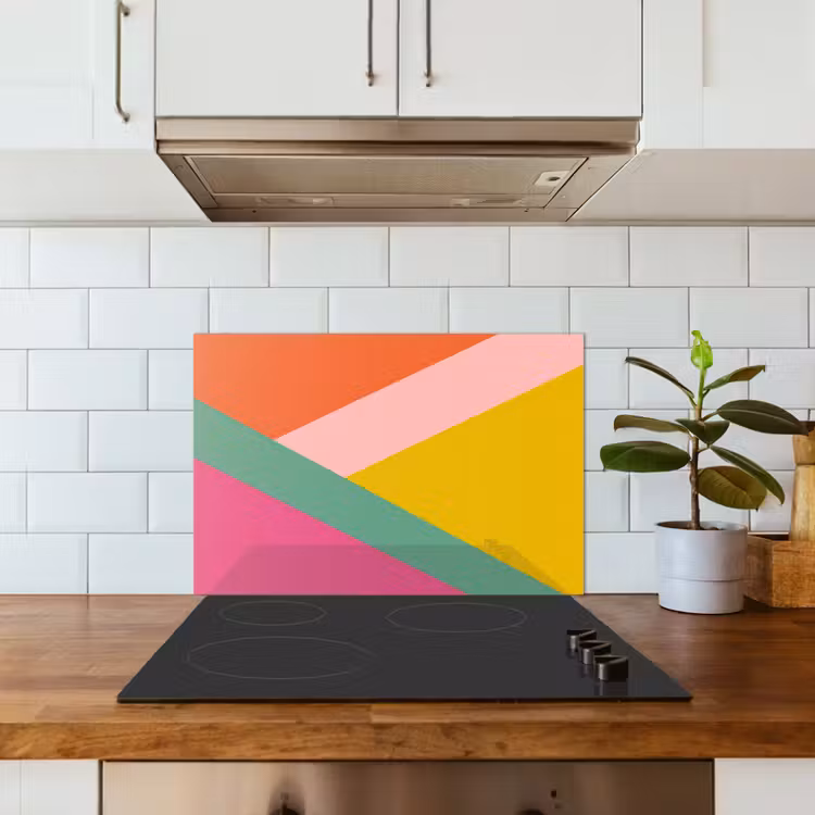 Paraschizzi cucina - Triangoli - Colorati - Astratti — 3