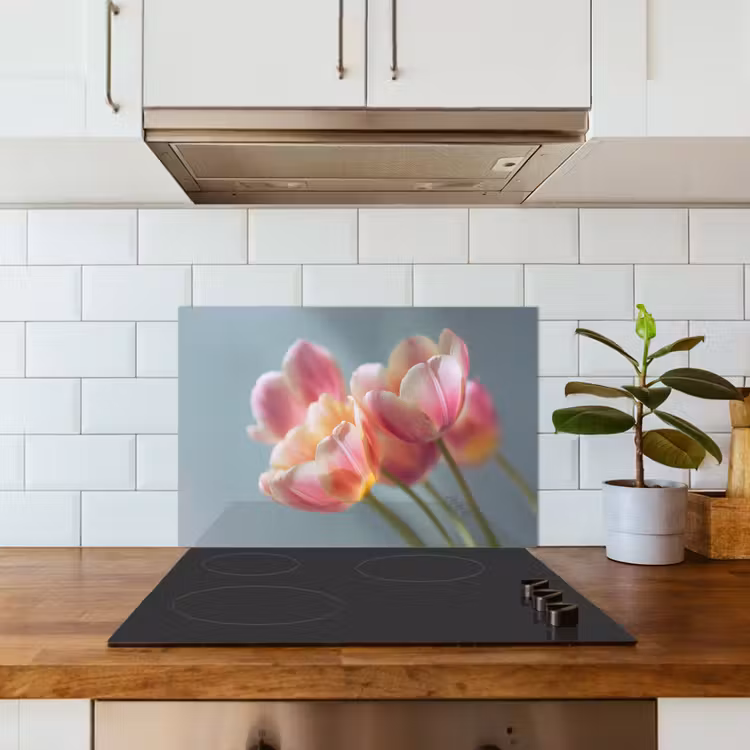Paraschizzi cucina - Tulipani - Rosa - Steli — 3
