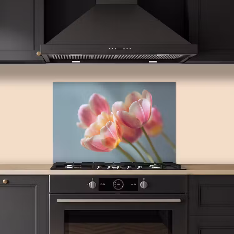 Paraschizzi cucina - Tulipani - Rosa - Steli — 5