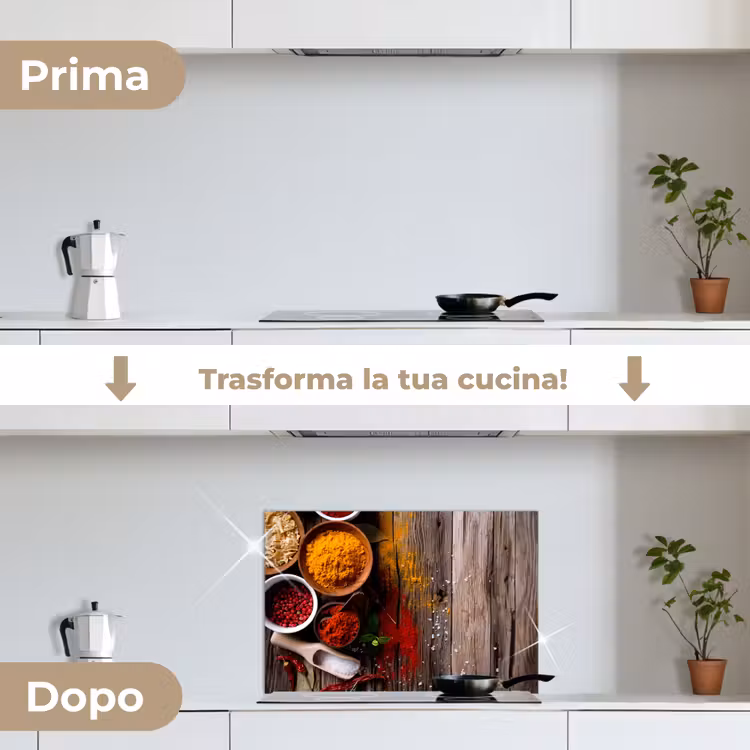 Paraschizzi cucina - La tavolozza dei colori della natura — 7