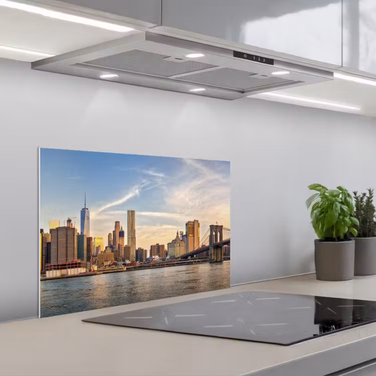 Paraschizzi cucina - Skyline - New York - Ponte - Grattacieli — 1