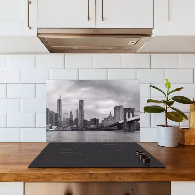 Paraschizzi cucina - Skyline - Ponte - Edifici - Incolore — 3