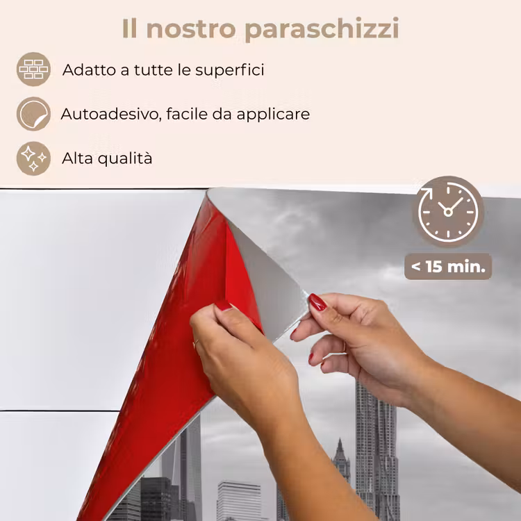 Paraschizzi cucina - Skyline - Ponte - Edifici - Incolore — 4