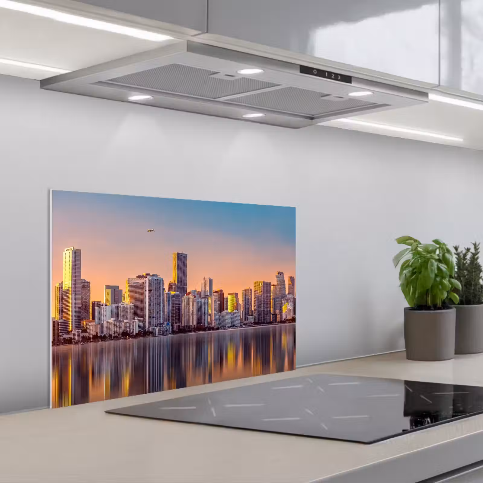Paraschizzi cucina - Skyline - Edifici - Città — 1