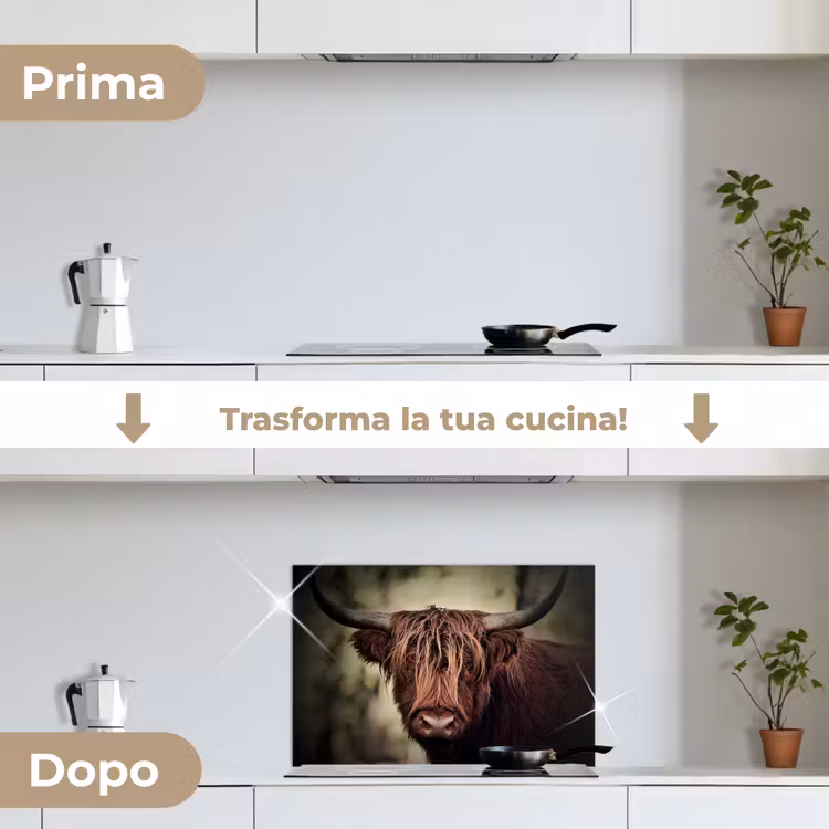 Paraschizzi cucina - Highlander scozzese - Luce - Ritratto - Natura — 7