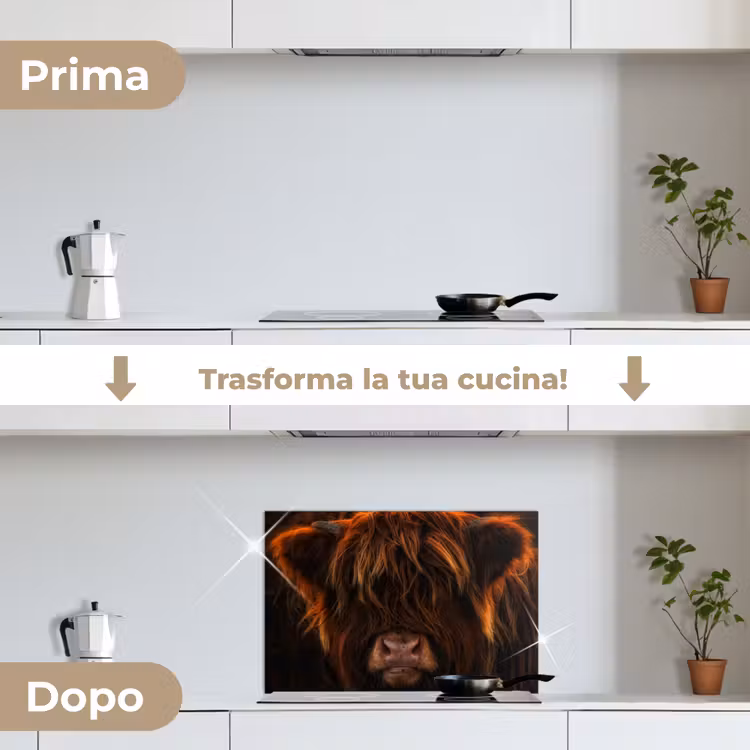 Paraschizzi cucina - Highlander scozzese - Mucca - Ritratto - Animali — 7