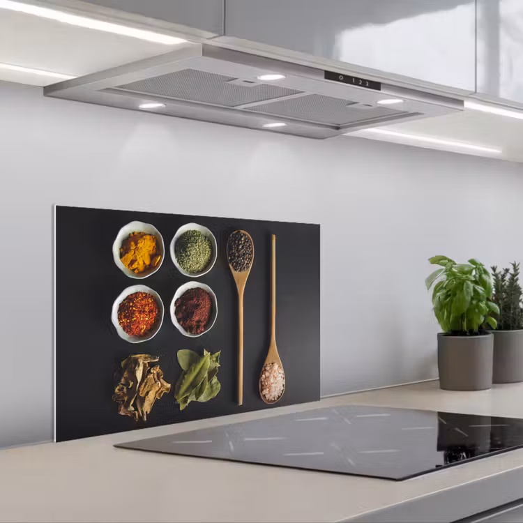 Paraschizzi cucina - Mosaico di erbe — 1