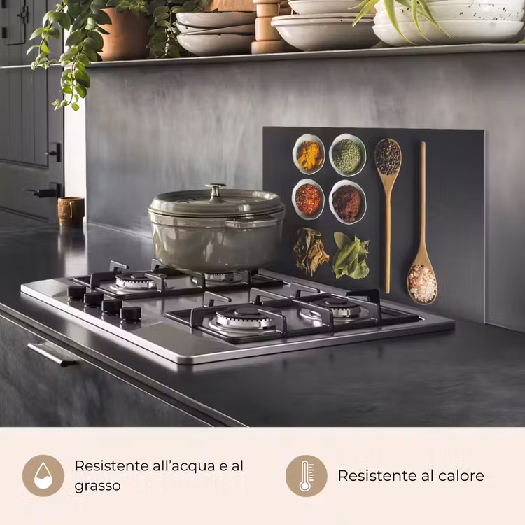 Paraschizzi cucina - Mosaico di erbe — 2