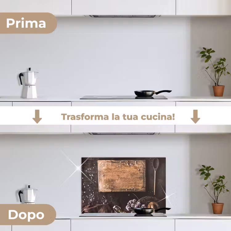 Paraschizzi cucina - Natura morta con tagliere — 7