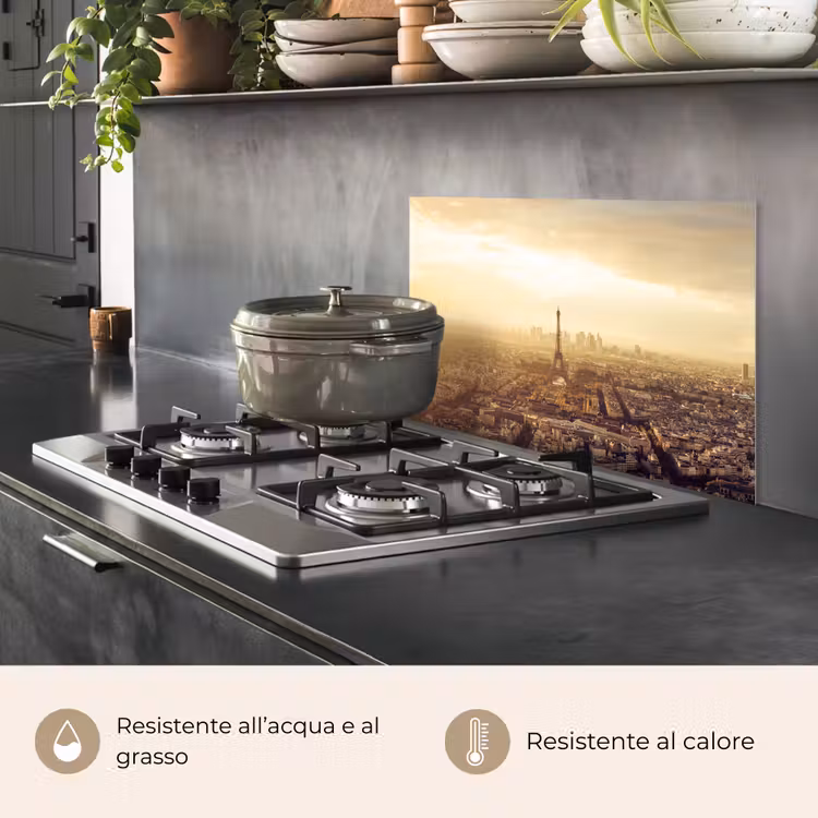 Paraschizzi cucina - Parigi - Skyline - Tramonto - Città — 2
