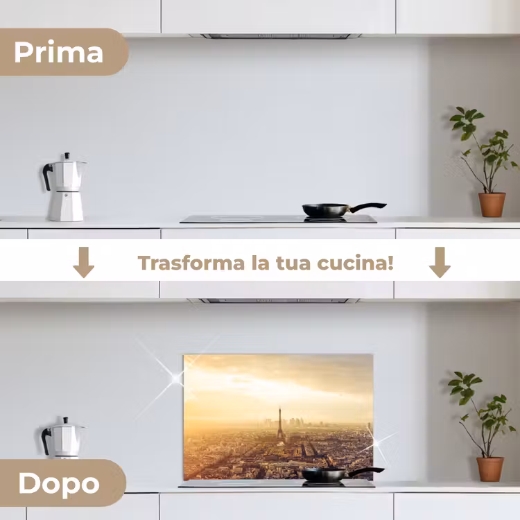 Paraschizzi cucina - Parigi - Skyline - Tramonto - Città — 7