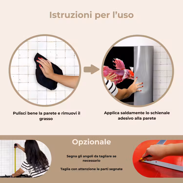Paraschizzi cucina - Pesce - Colorato - Animali — 6
