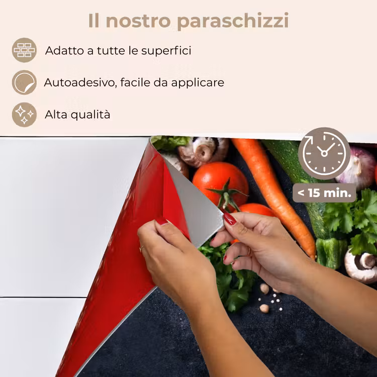 Paraschizzi cucina - Raccolto fresco in cucina — 4