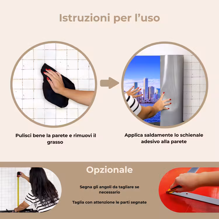 Paraschizzi cucina - Skyline - Blu - Grattacieli - Città — 6
