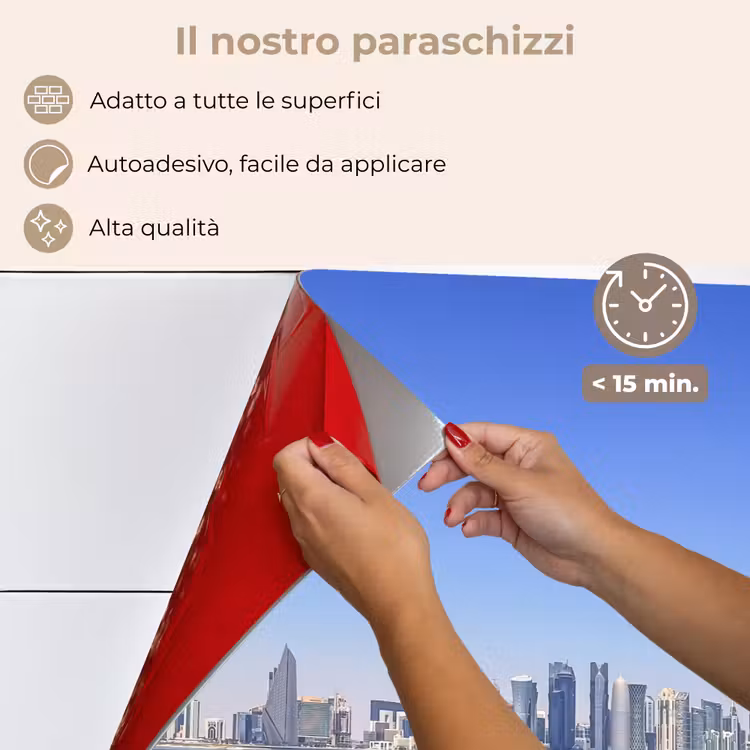 Paraschizzi cucina - Skyline - Blu - Mare - Edifici - Città — 4