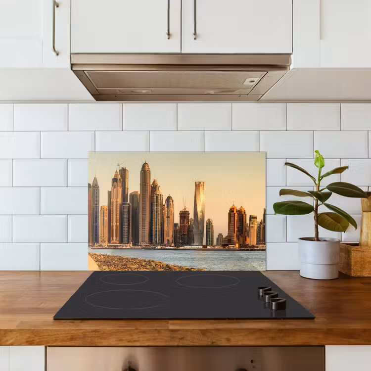 Paraschizzi cucina - Skyline - Canale - Grattacieli — 3